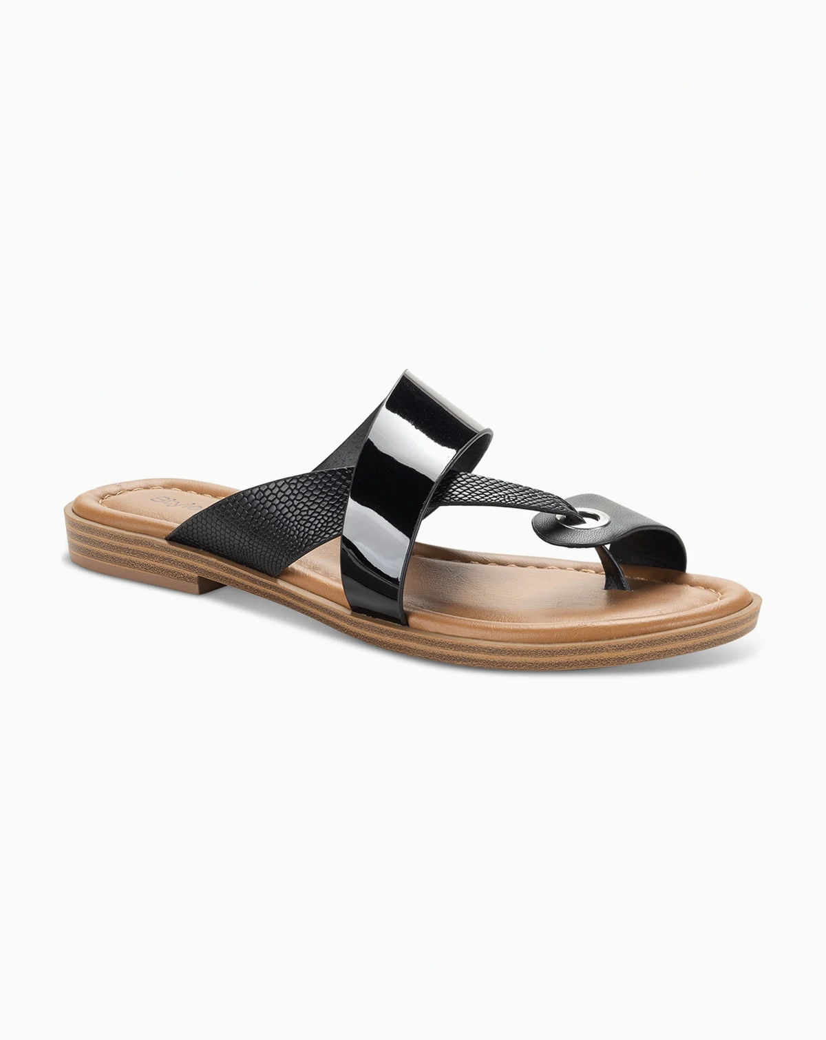 Satinne Toe-Ring Thong Casual Sandals, Created for Macy's