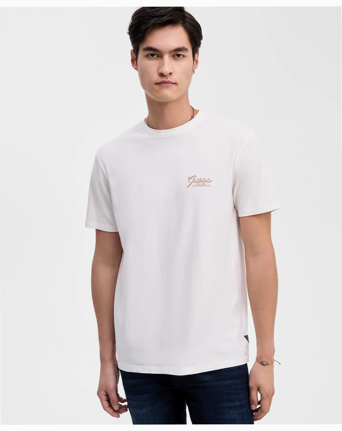 Men's Script Logo Print T-Shirt