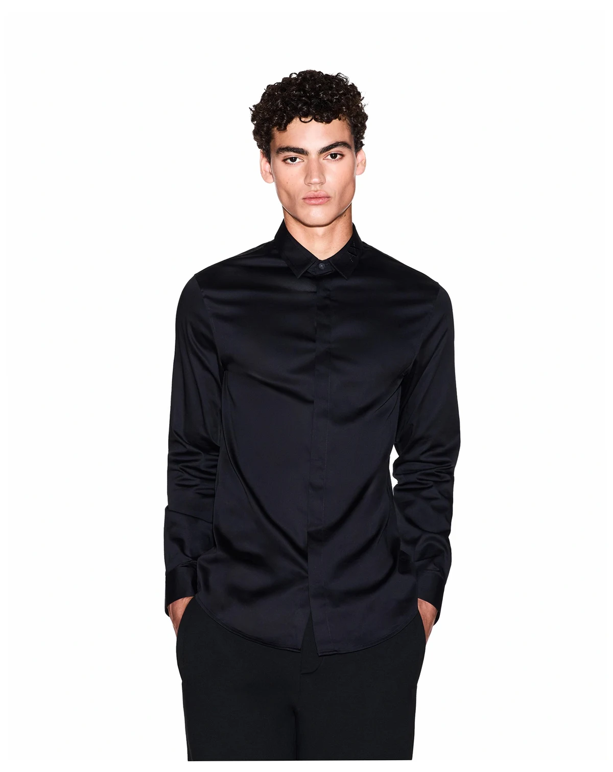Men's Night Lab Satin Woven Shirt