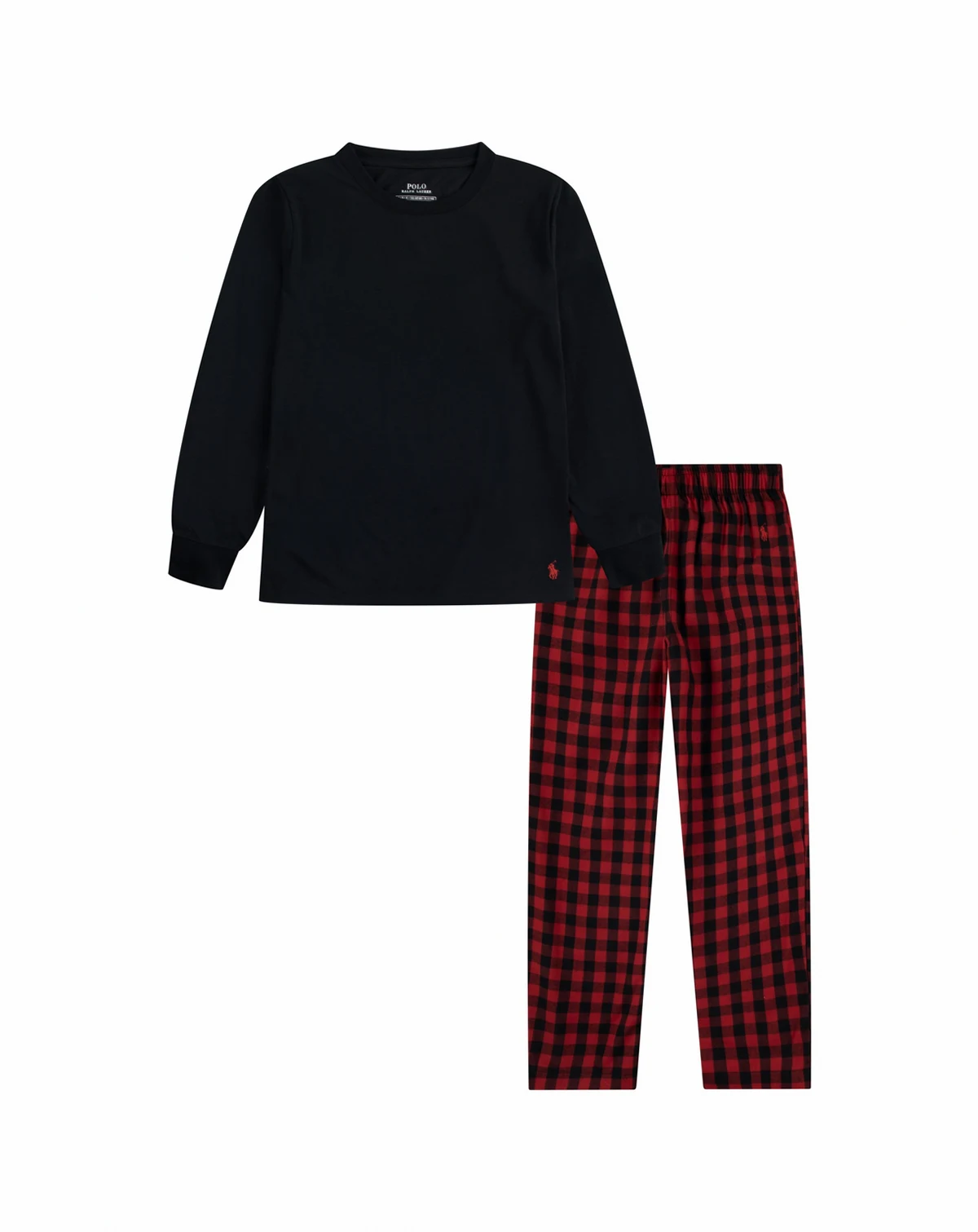 Boys and Girls Toddler 2-Piece Long-Sleeve T-Shirt and Woven Pant Pajama Set