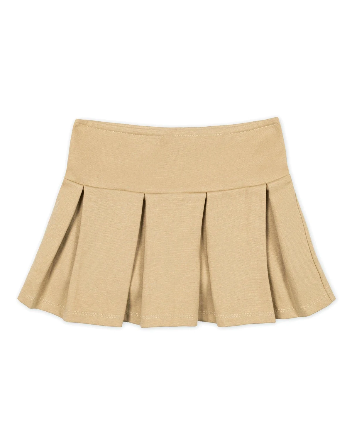 Toddler Girls Ponte Pleated Uniform Skort