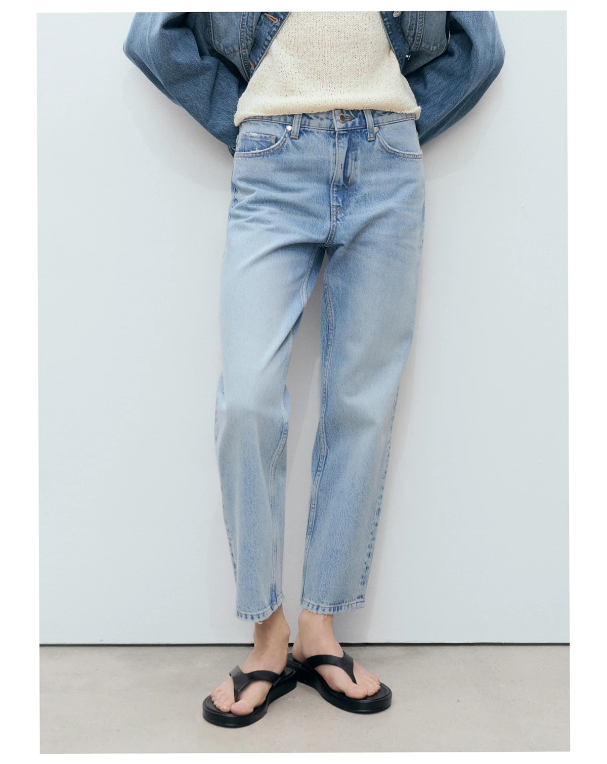 Women's Mid-Rise Straight Jeans