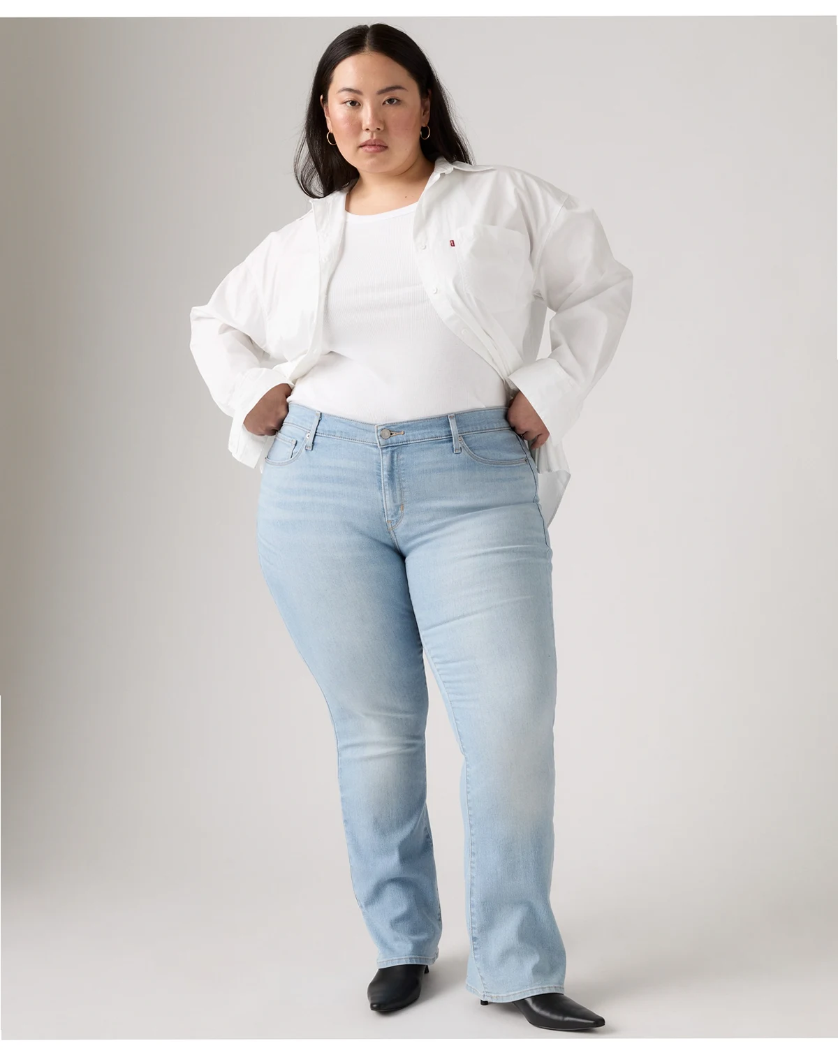 Trendy Plus Size 415 Classic Bootcut Jeans