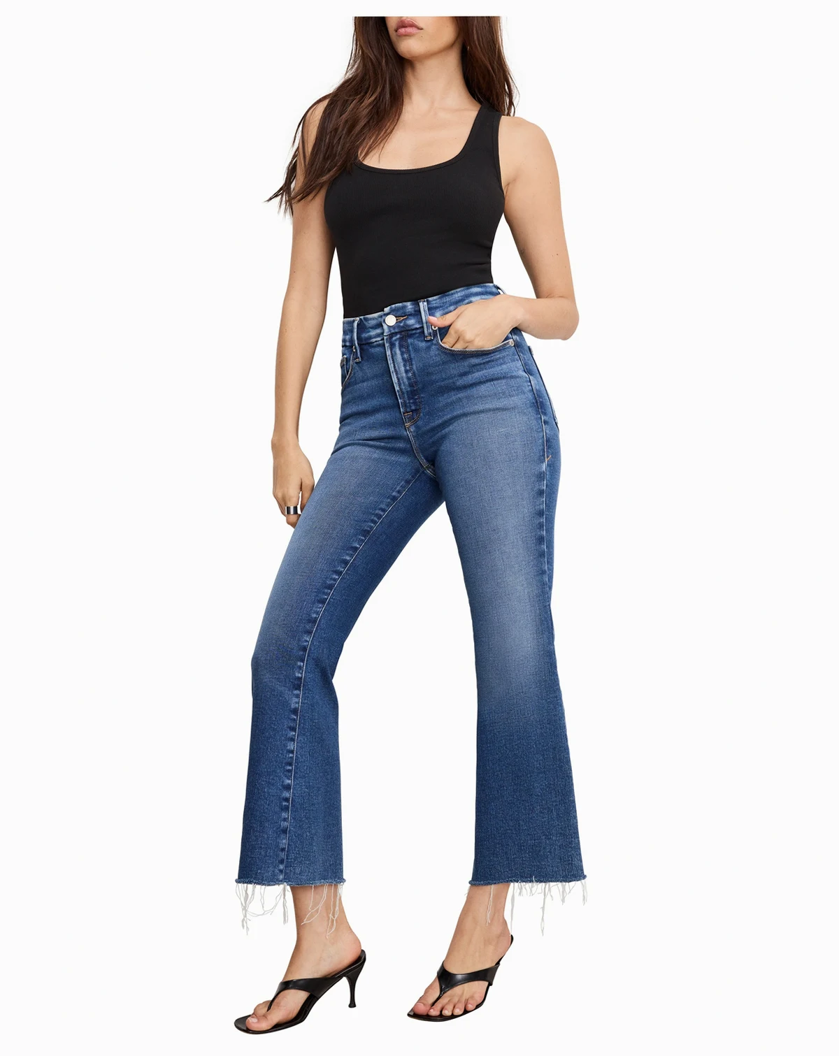 Women's Soft Tech Good Legs Cropped Jeans, Regular & Plus Size
