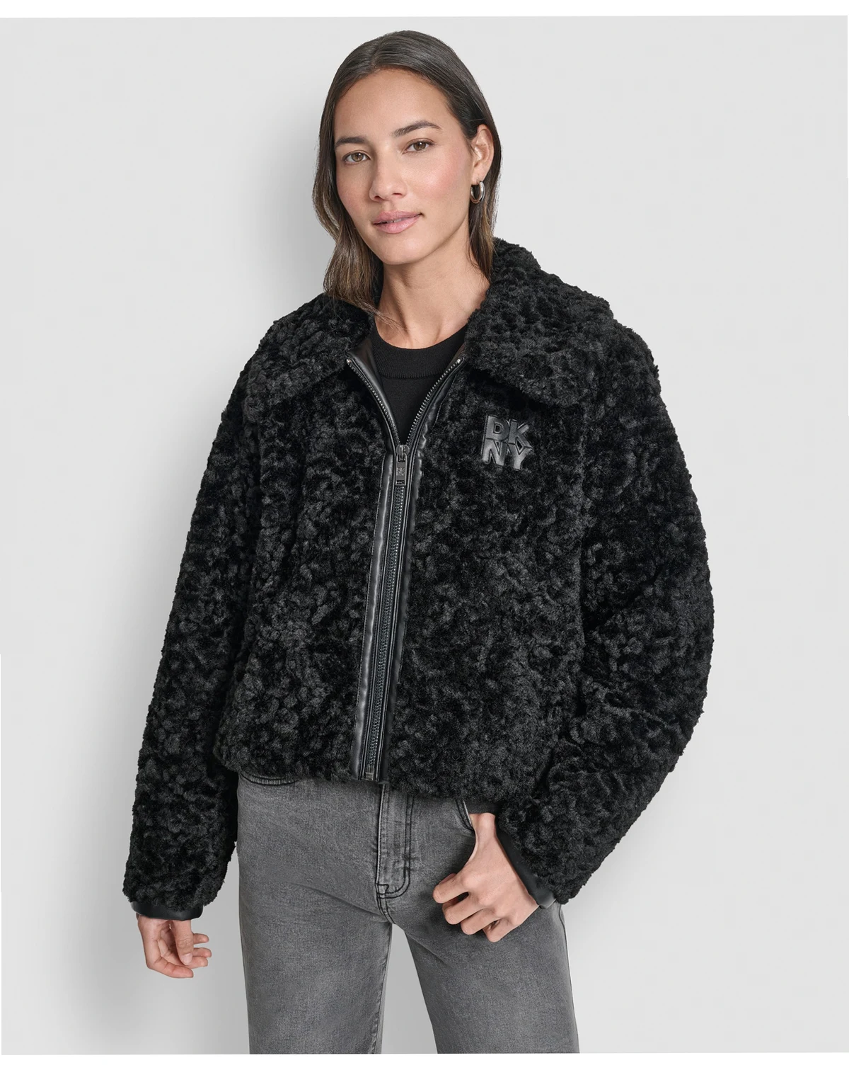 Women's Collared Zip Up Jacket
