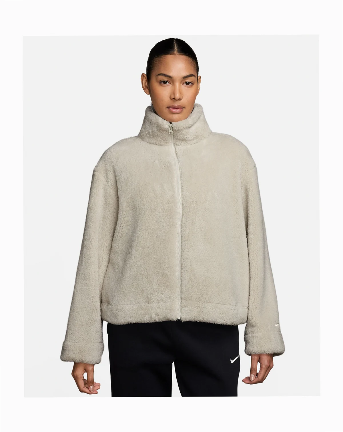 Women's Essential Sherpa High-Pile Fleece Jacket