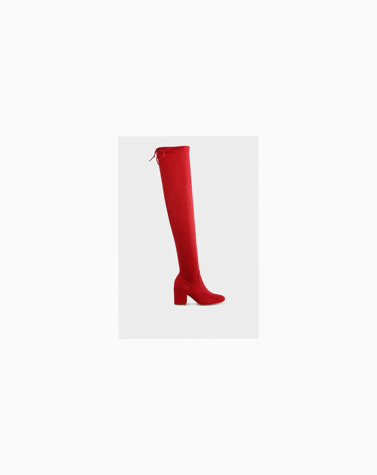 Womens Liama Minimal Drawstring Detail Knee-High Boots