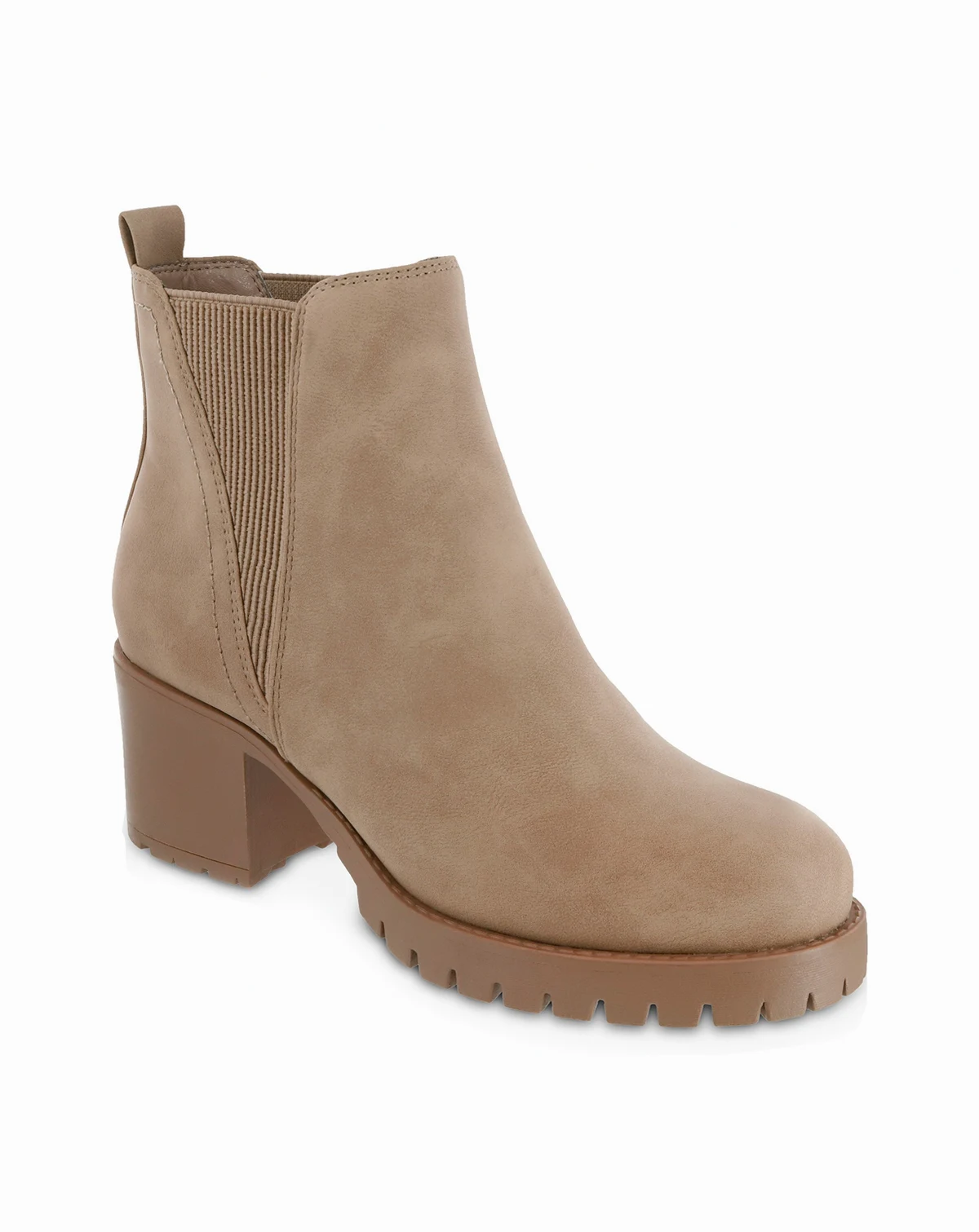 Women's Jody Lug Sole Wide-Width Chelsea Booties