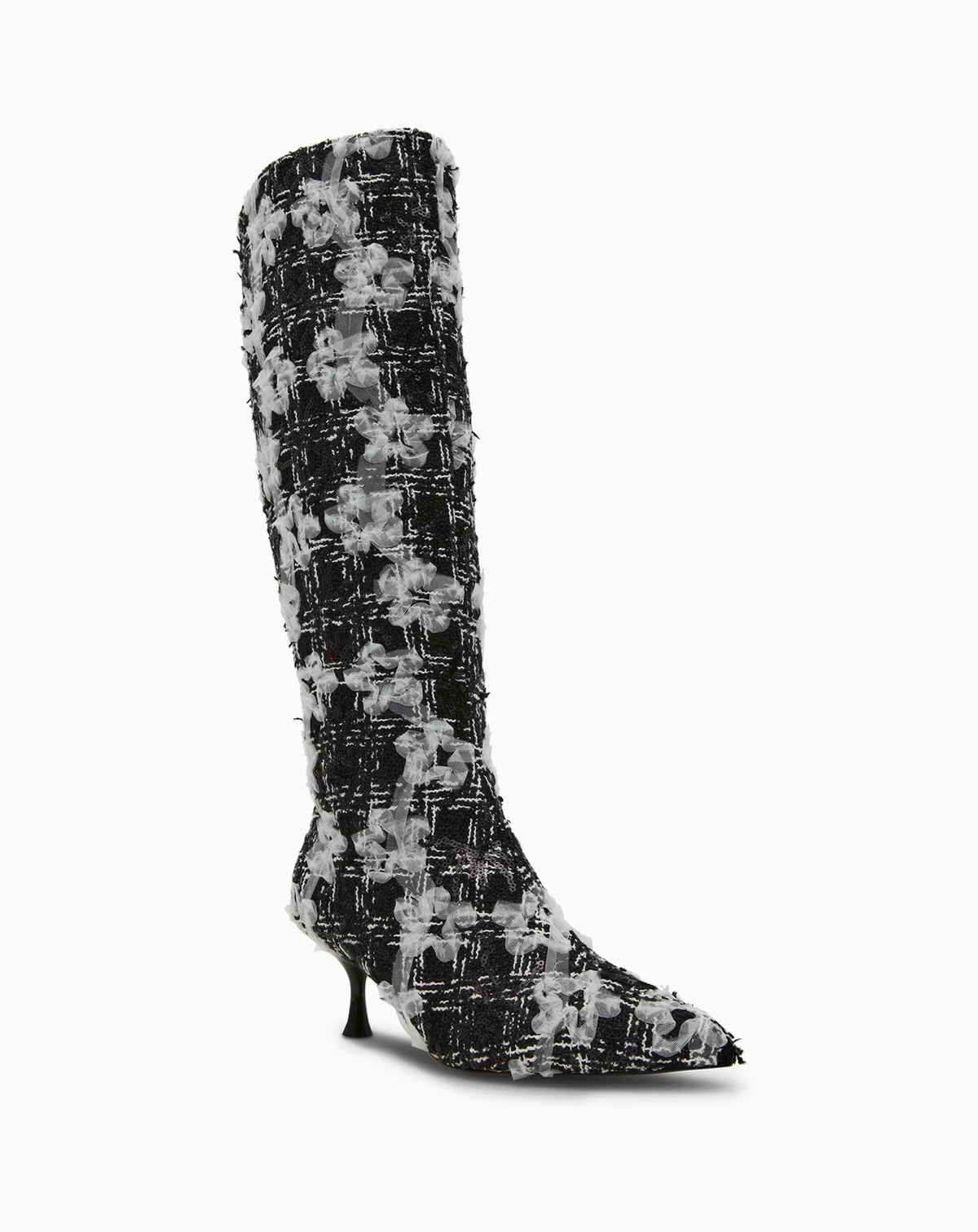 Women's Maxxine Floral Sequin Embellished Knee Boots