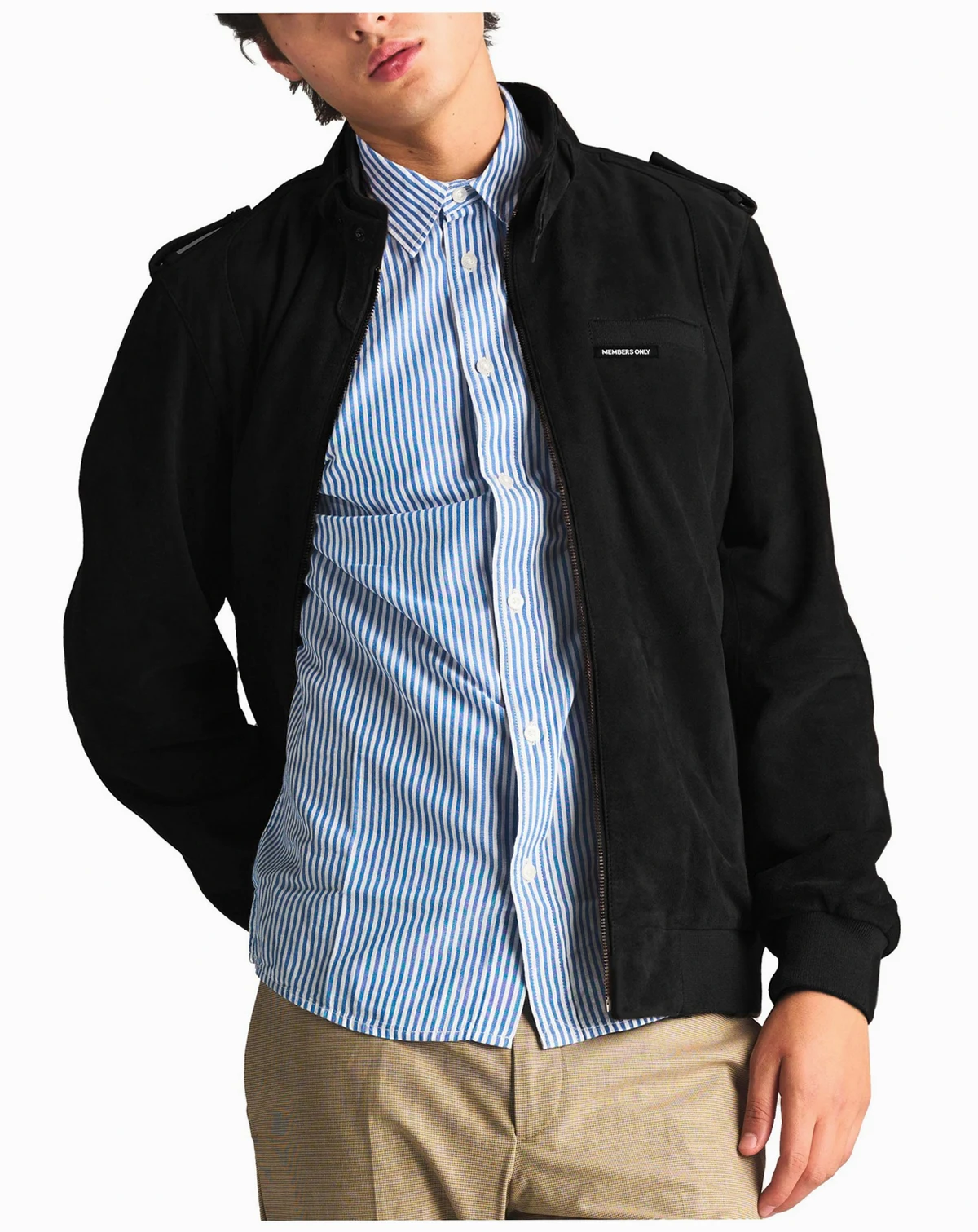 Men's Soft Suede Leather Iconic Jacket