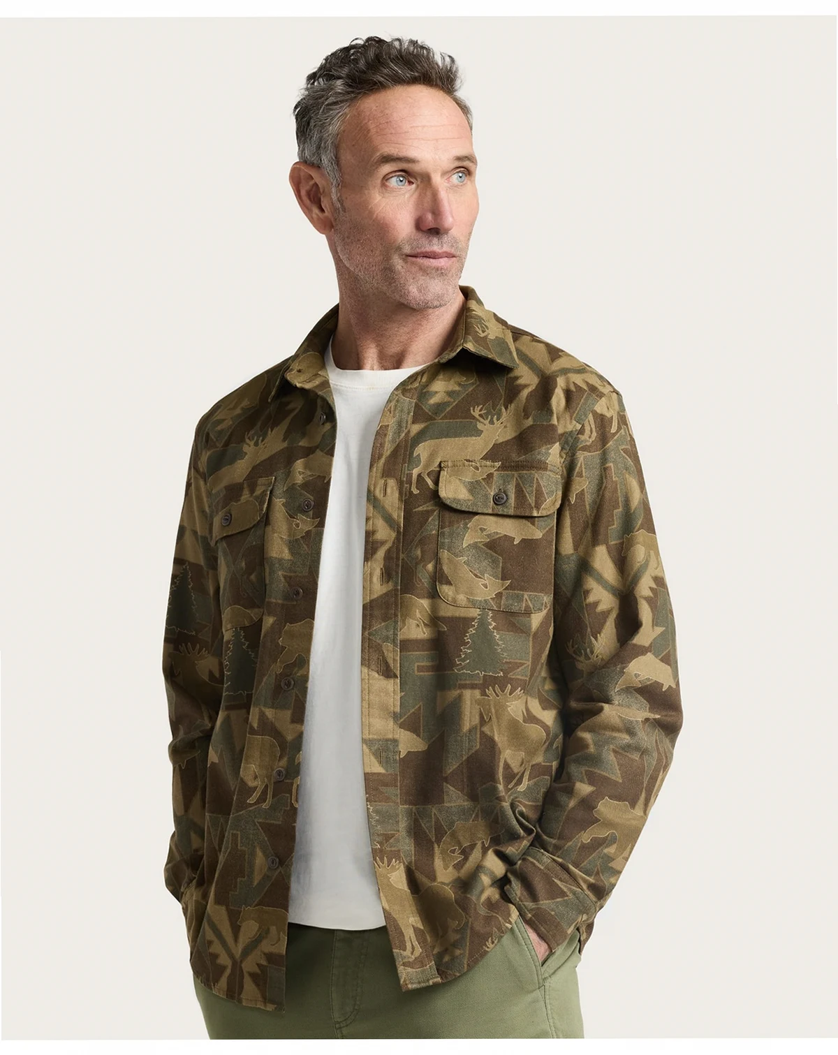 Men's Tanner Twill Camo Shirt