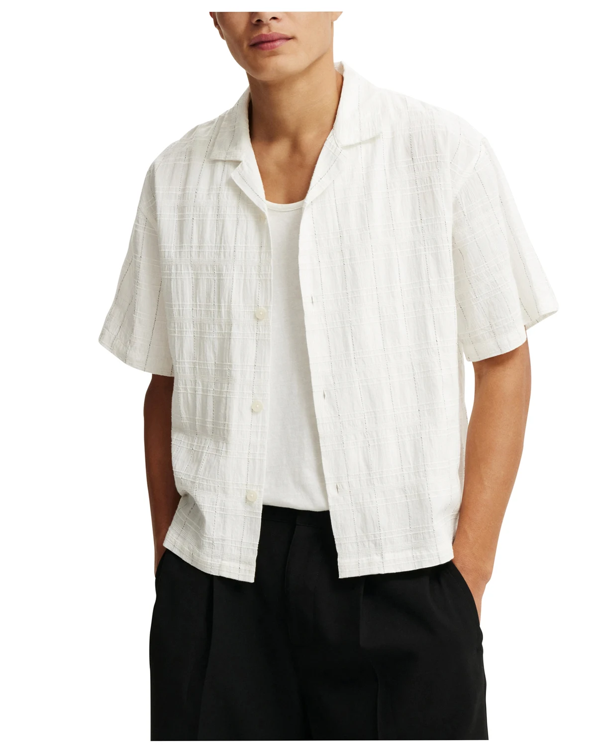 Men's Box Fit Short Sleeve Shirt