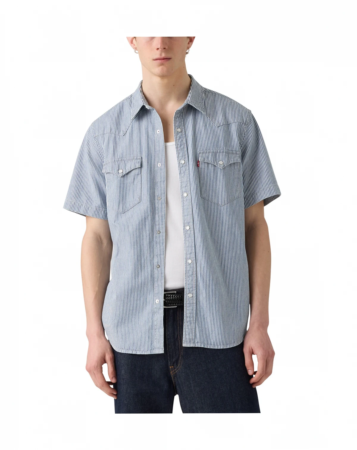 Men's Short Sleeve Snap-Front Western Shirt