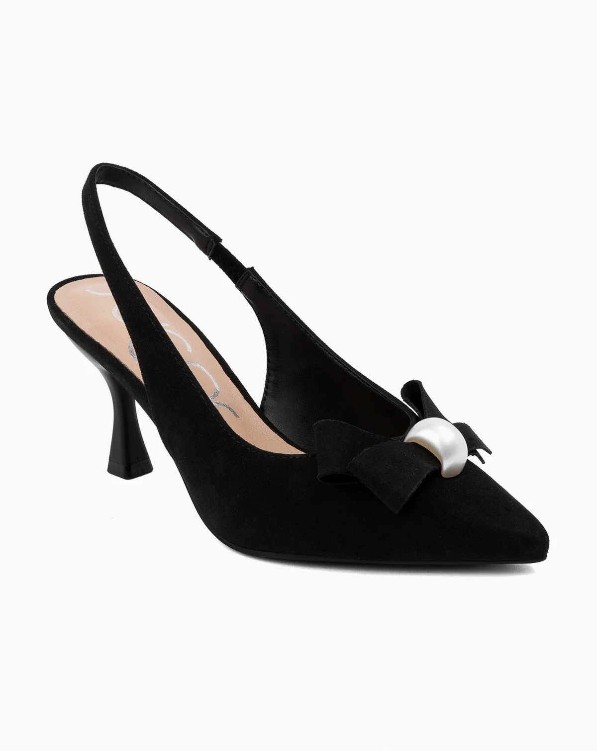 Women's Dazzy Bow Detail Pointed Toe Dress Pumps