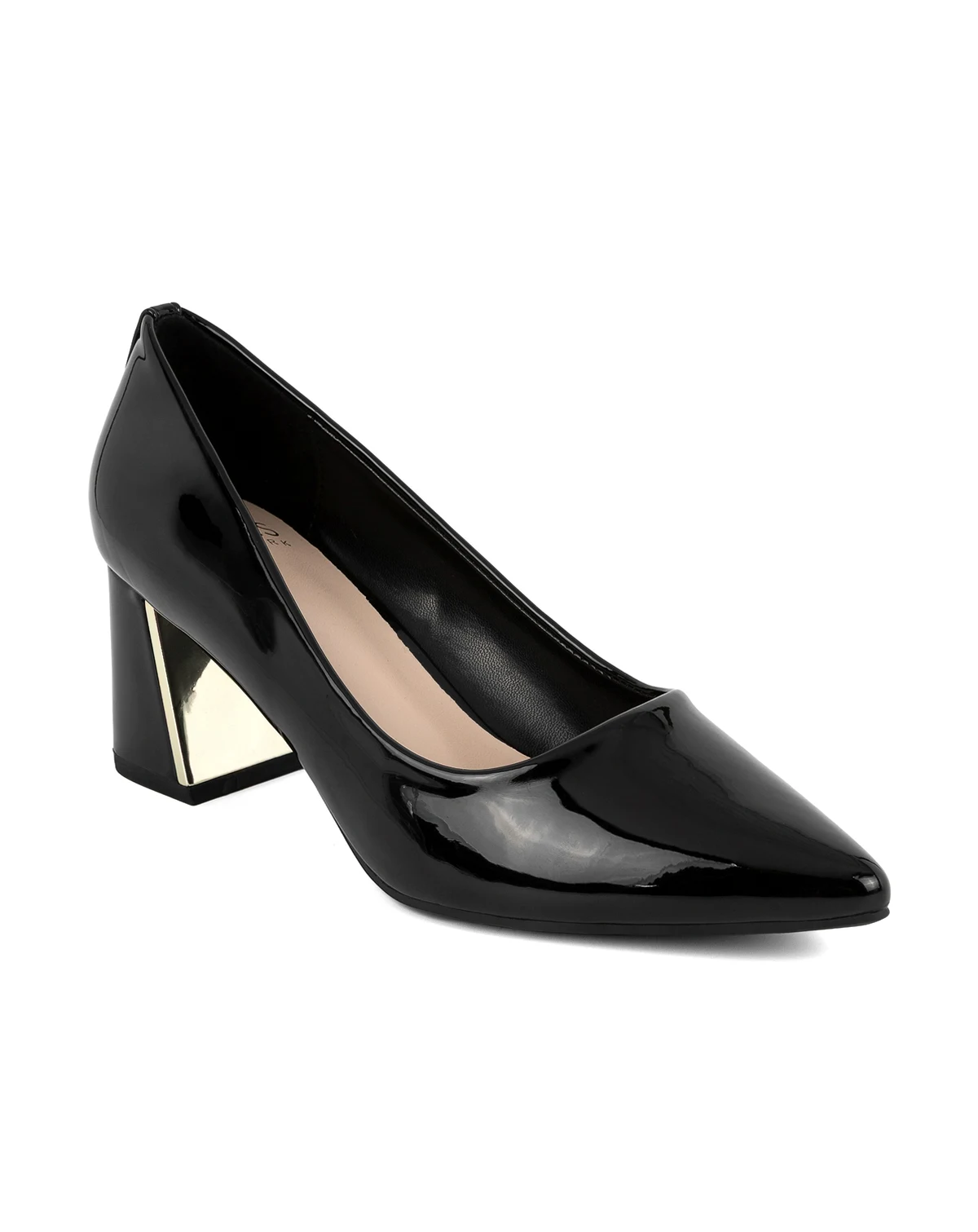 Women's Canal Pointed Toe Block Heel Dress Pumps