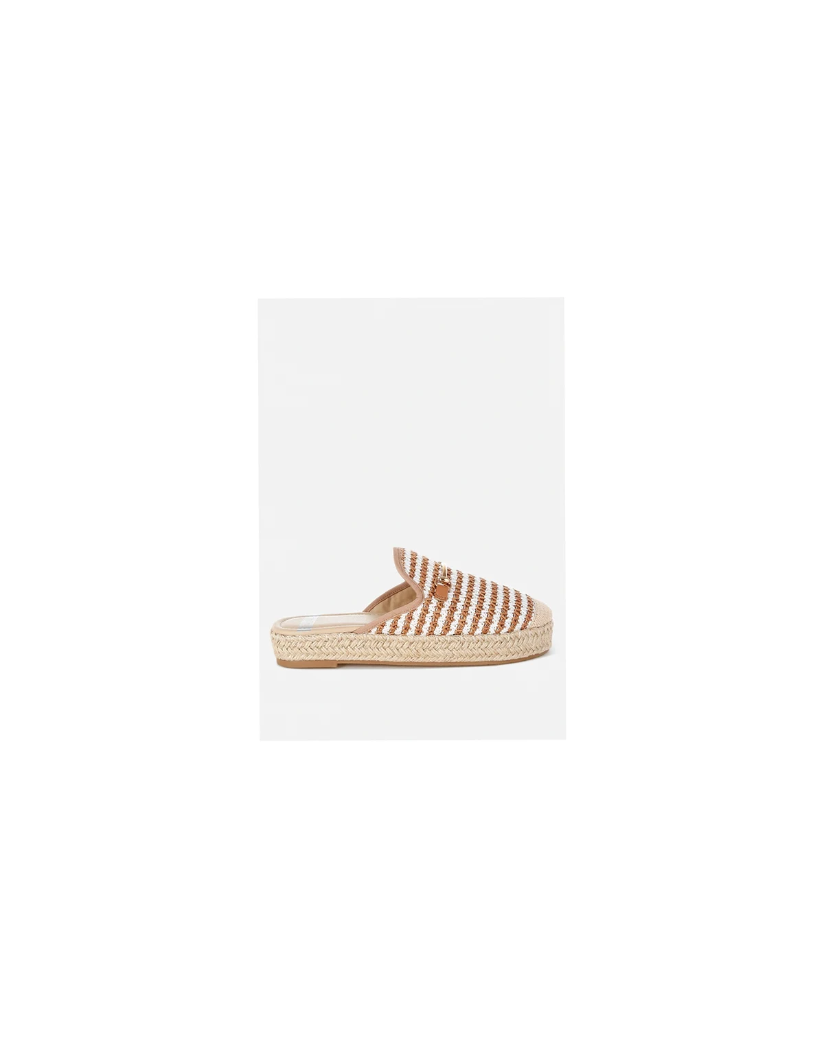 Womens Himari Raffia Slip-On Mules