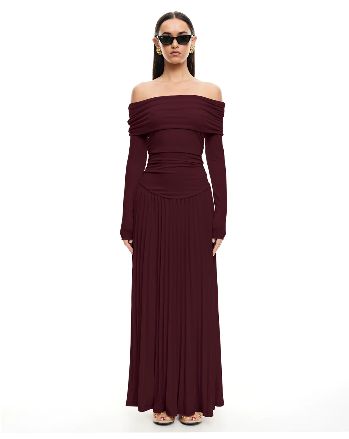 Women's Long-Sleeve Field of Dreams Ball Gown