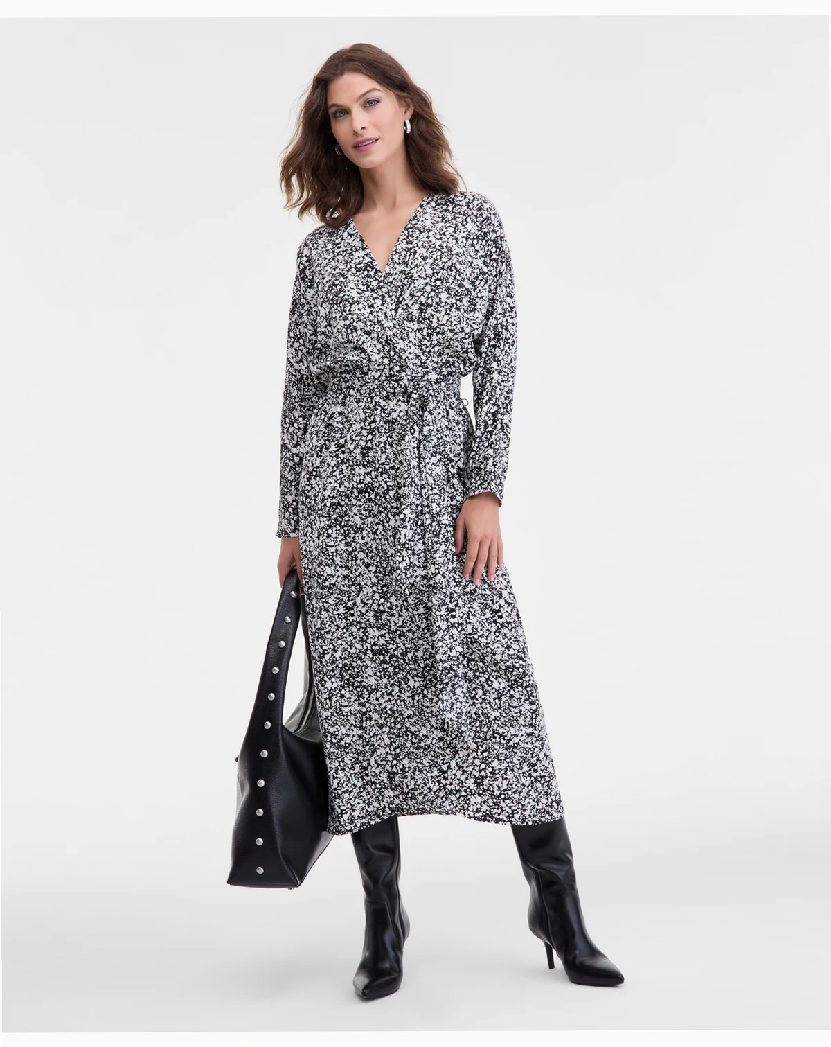 Women's Dolman-Sleeve Surplice-Neck Dress, Macy's Exclusive