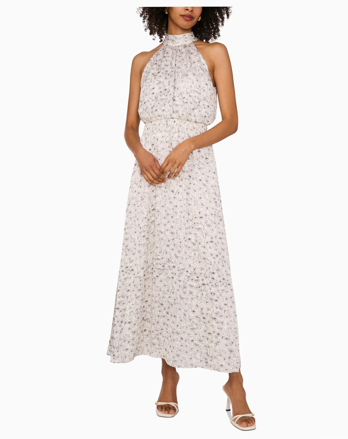 Women's Halter-Neck Maxi Dress