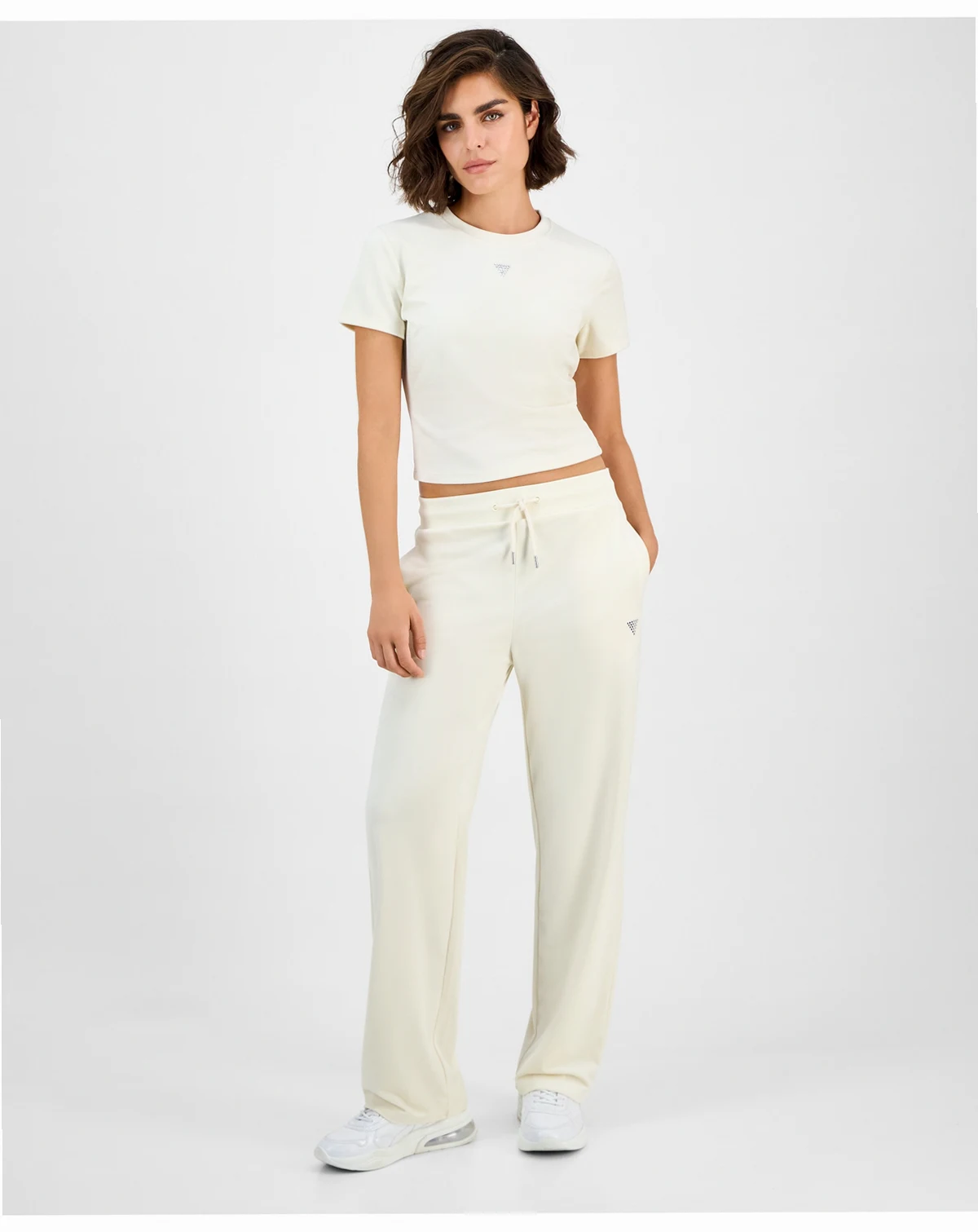 Women's Couture Straight-Leg Velour Pants
