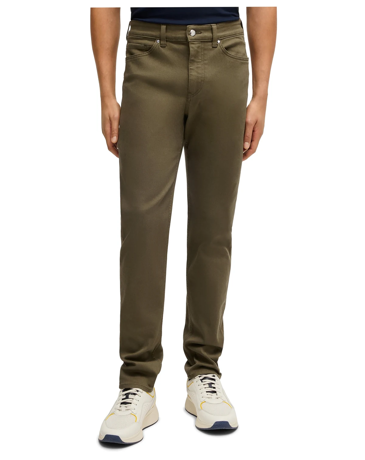 BOSS x Porsche Men's Performance-Stretch Denim Tapered-Fit Jeans