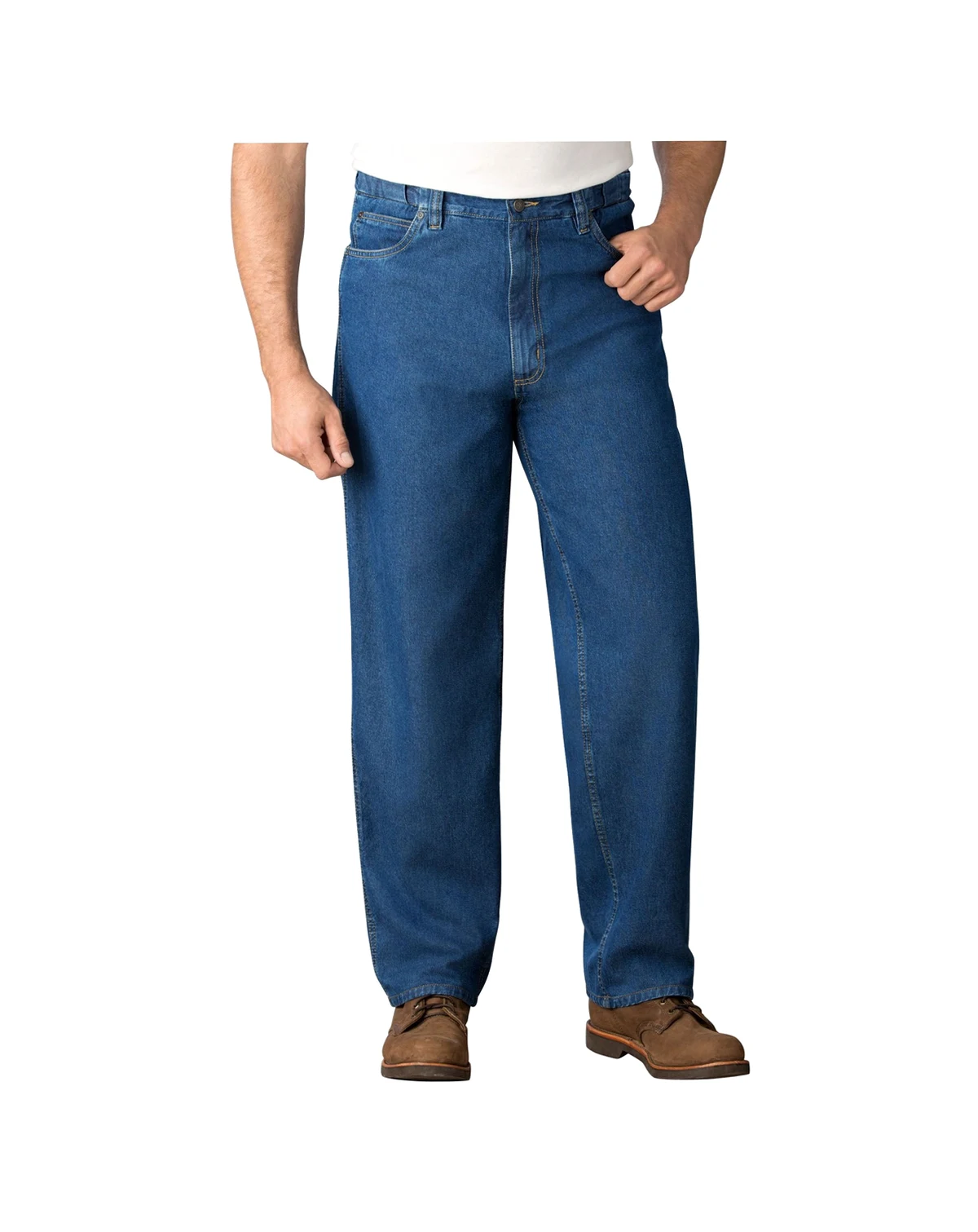 Big & Tall Expandable Waist Relaxed Fit Jeans