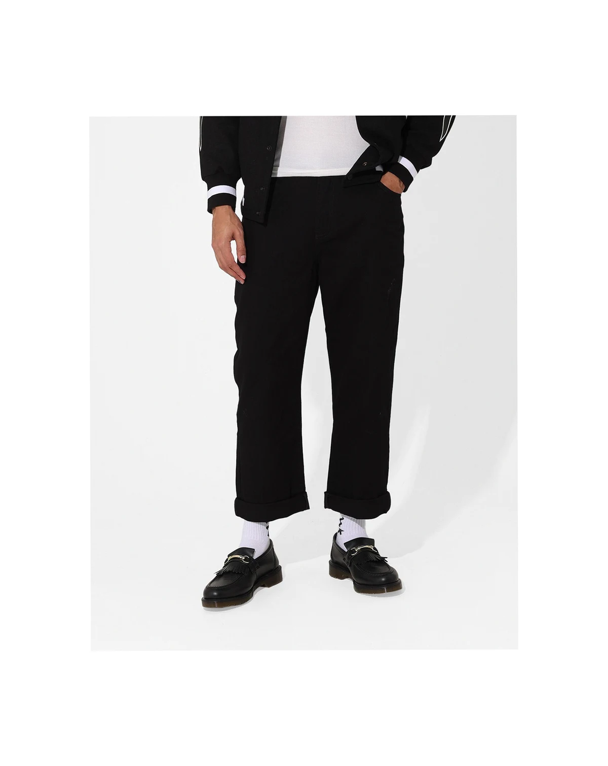 Men's Rolled Hem Jeans