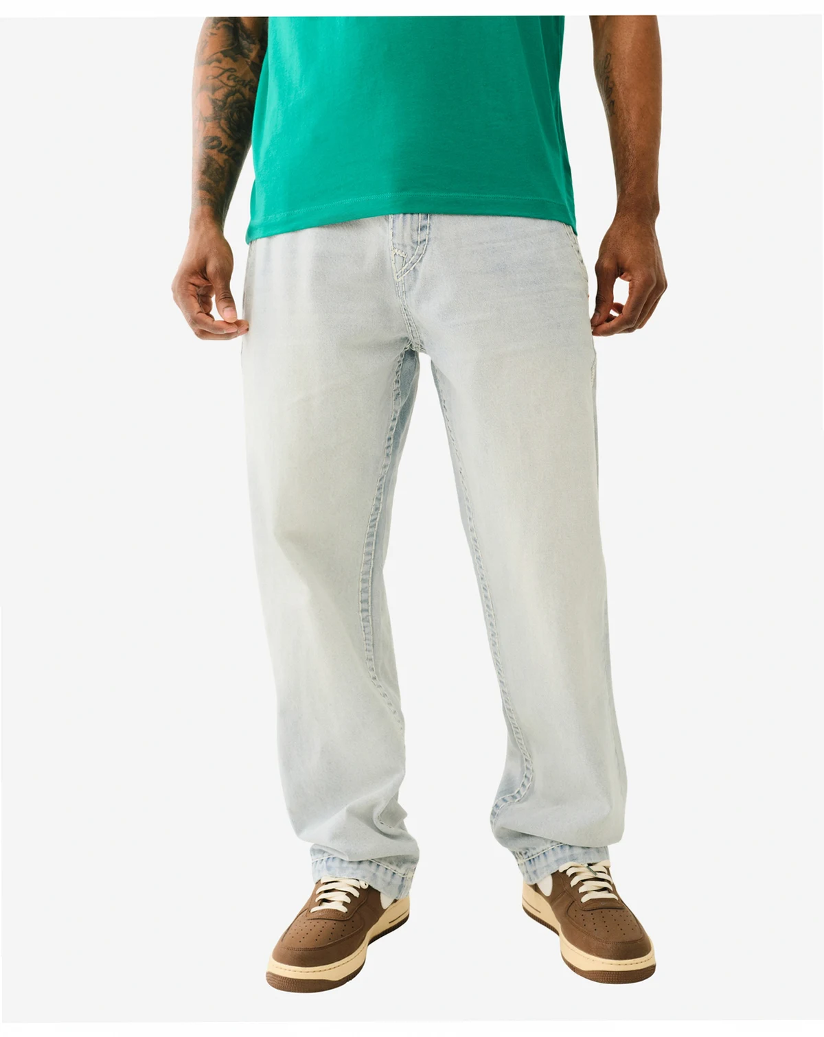 Men's Collar Super T Bobby Baggy Jeans