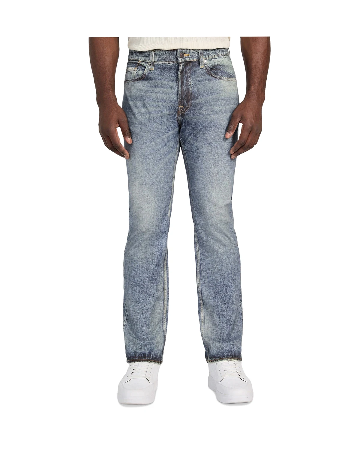 Men's Rodeo Digitally Printed Stretch Regular-Fit Jeans