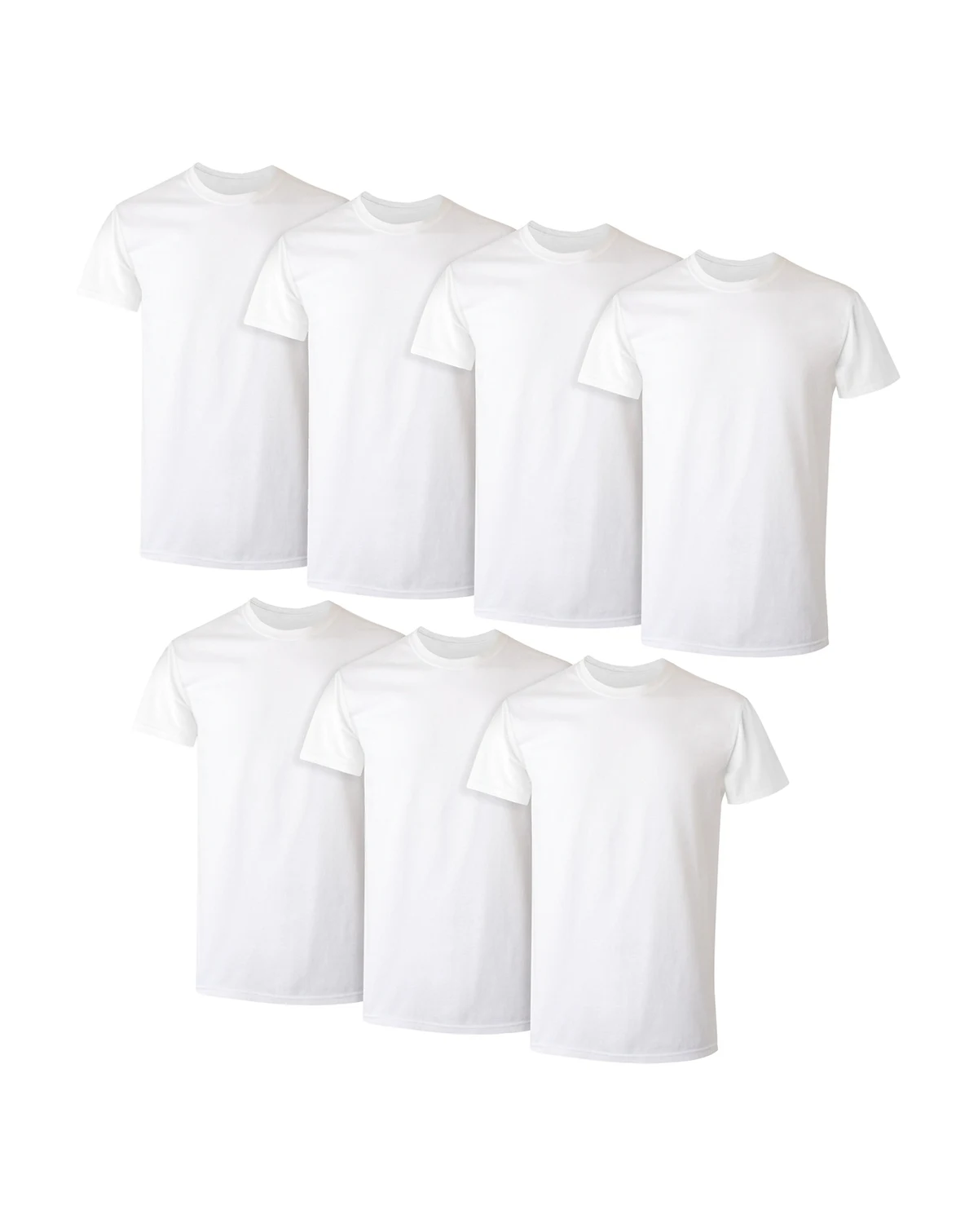 Ultimate® ComfortSoft® Men’s Crewneck Undershirt, 6+1 Bonus Pack