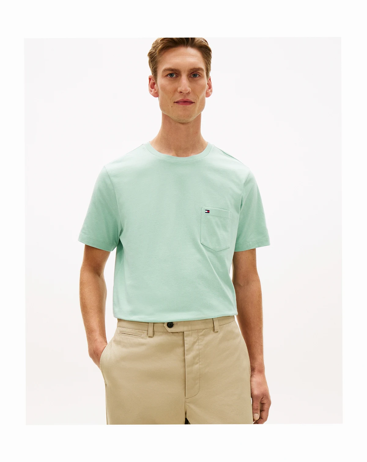 Men's Essential Solid Pocket T-Shirt