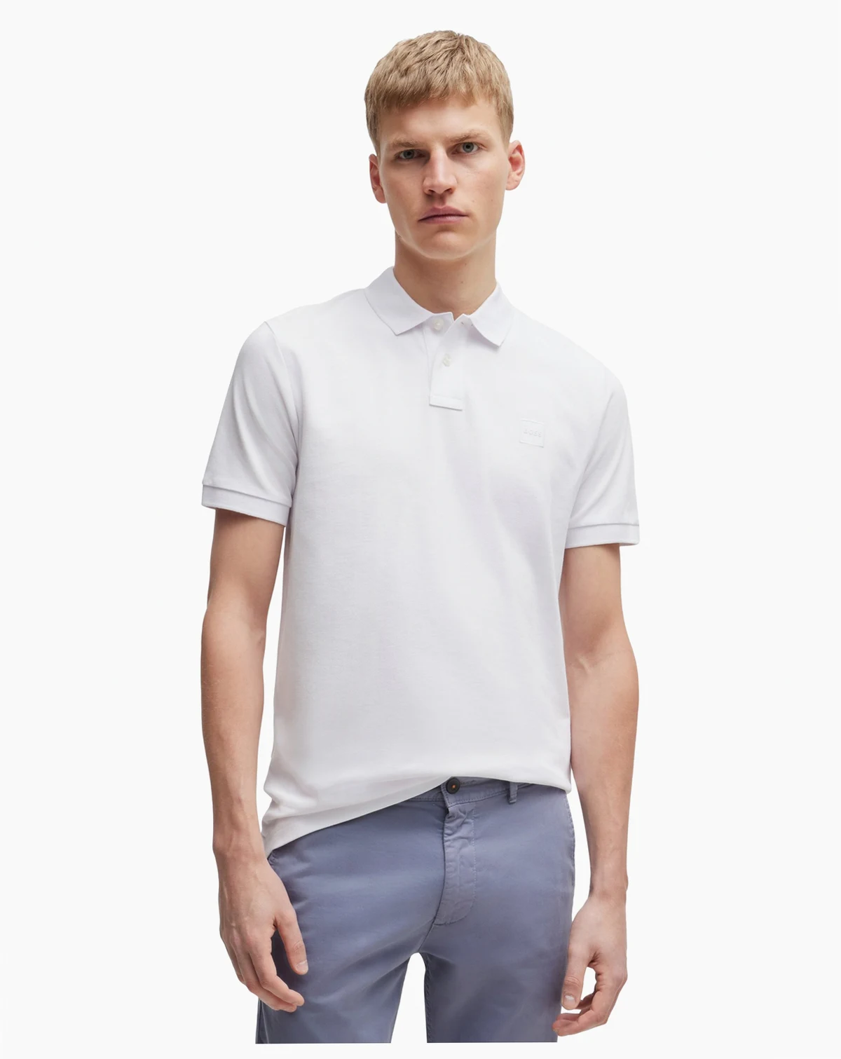 Men's Stretch-Cotton Slim-Fit Polo Shirt