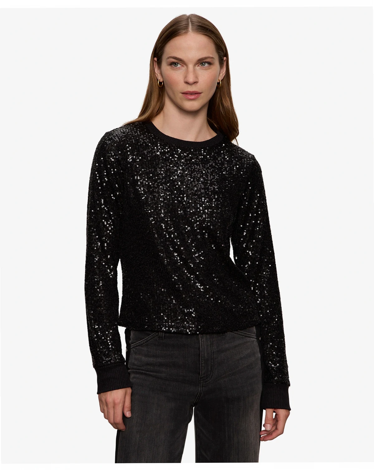Women's Sparkle Together Sequin Top
