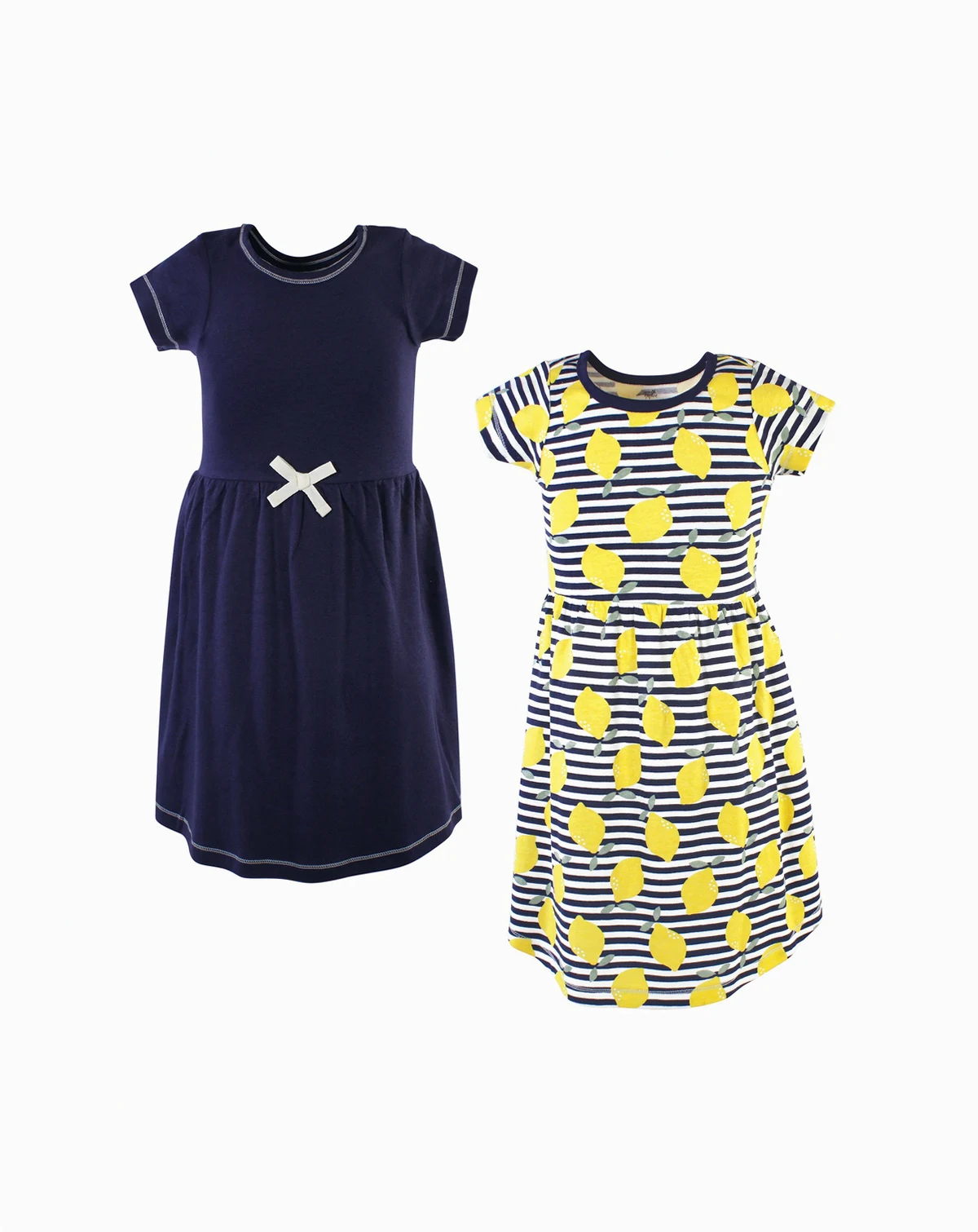 Natural Cotton Dresses Featuring Both Short and Long Sleeves