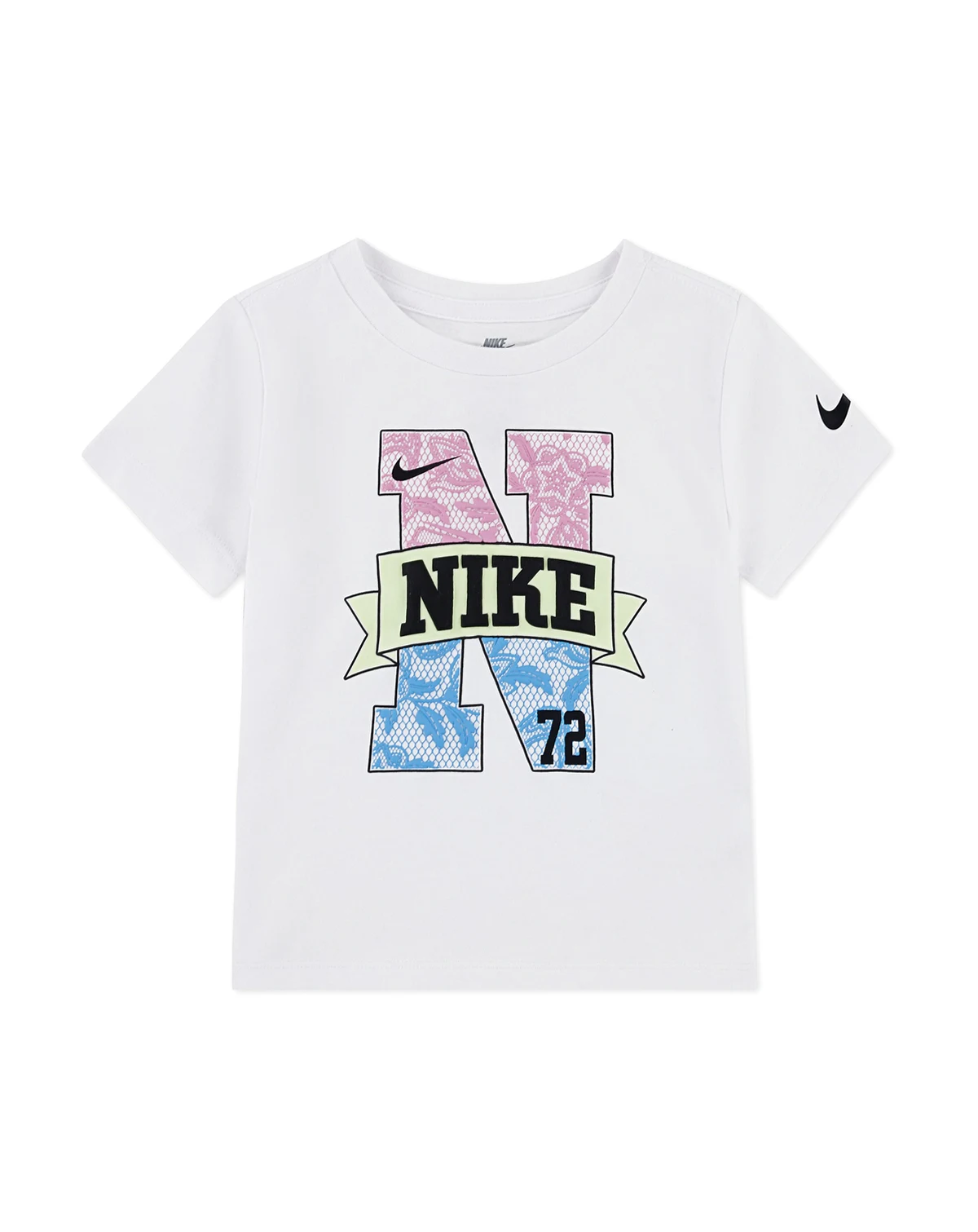 Girls' Toddler 2T-4T Lace It Up Ringlet Crewneck T-Shirt