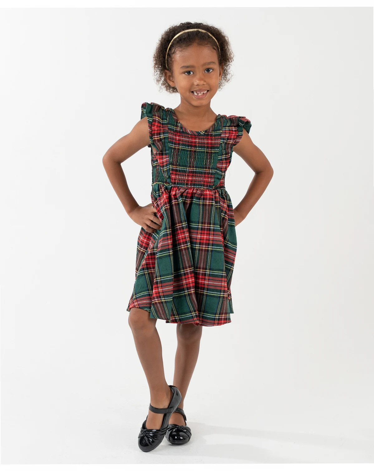 Girls' 2T-6X Sleeveless Smocked Dress