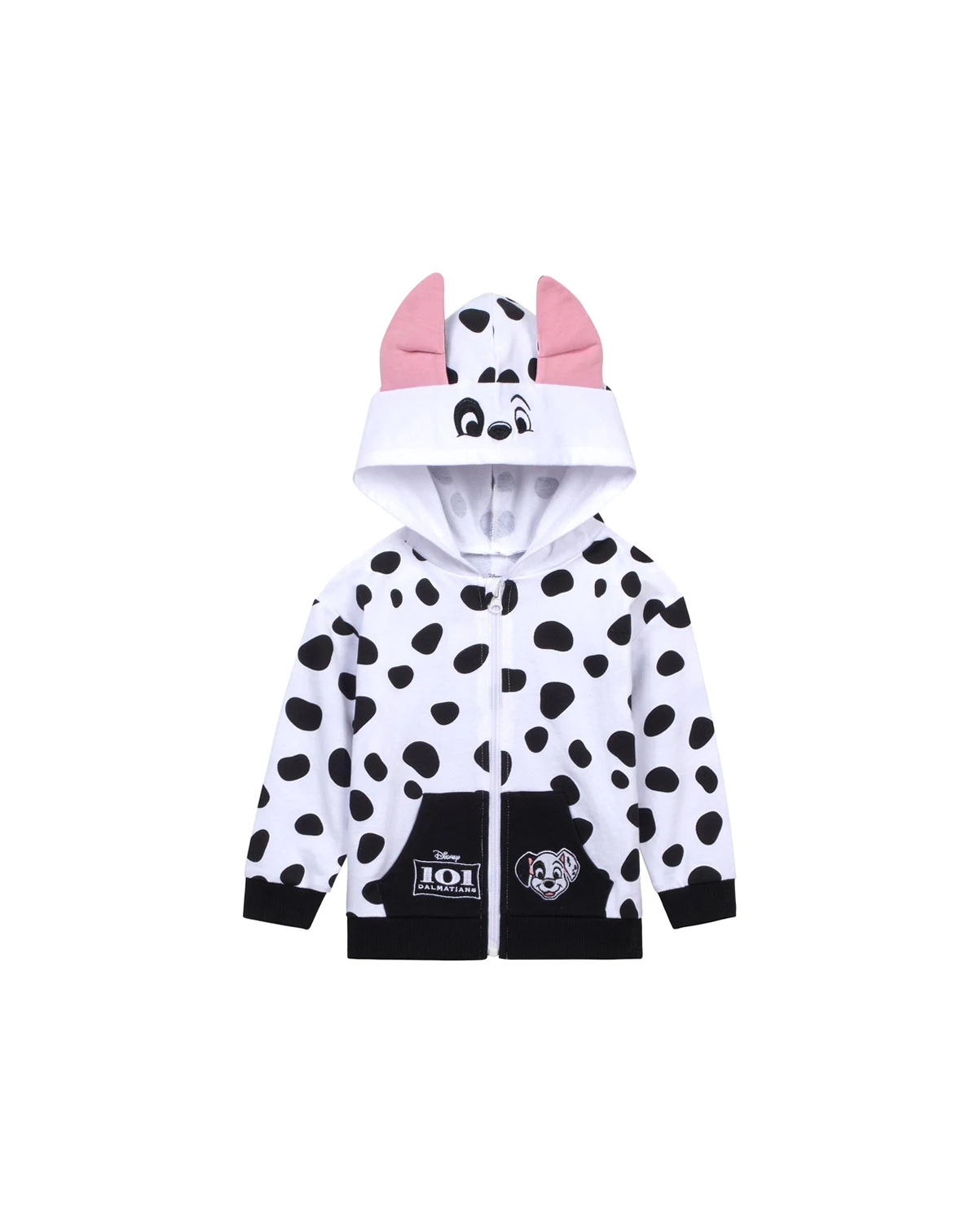 Toddler Girls Disney Lilo & Stitch French Terry Zip Up Cosplay Hoodie