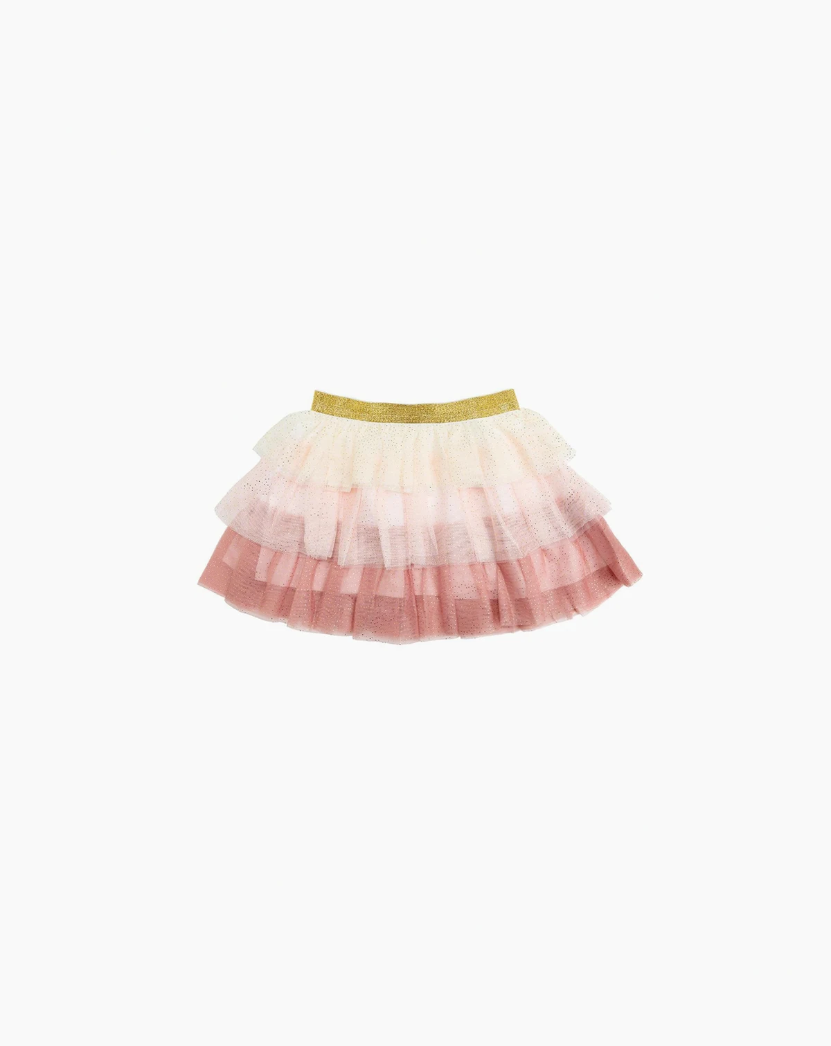 Little and Big Girls Boho Blush Petal Tutu Skirt