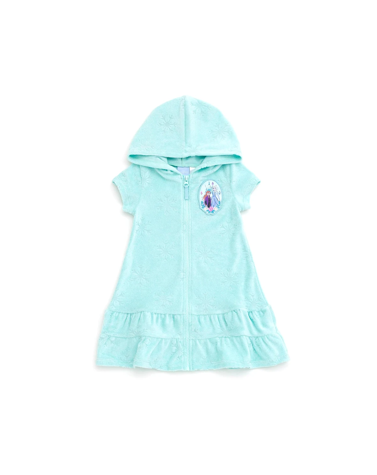 Toddler Girls Disney Loop Terry Cloth Hooded Zip Up Swim Cover