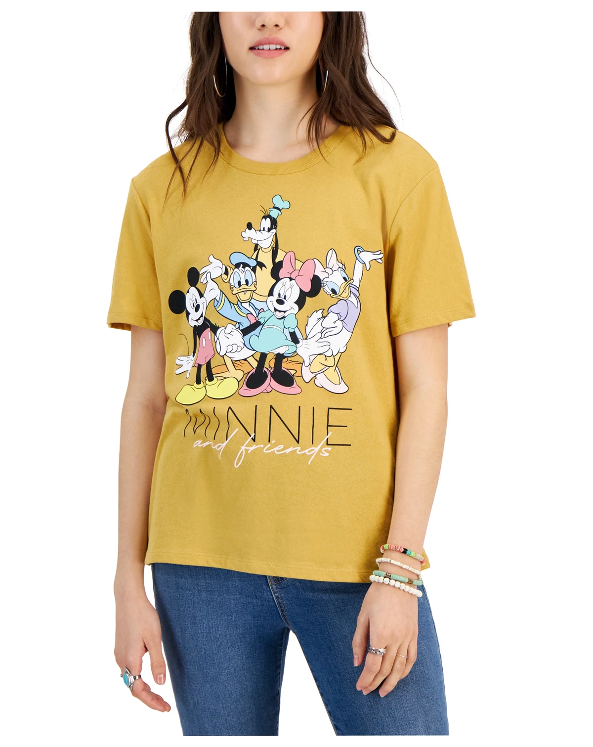 Juniors' Minnie & Friends Graphic T-Shirt