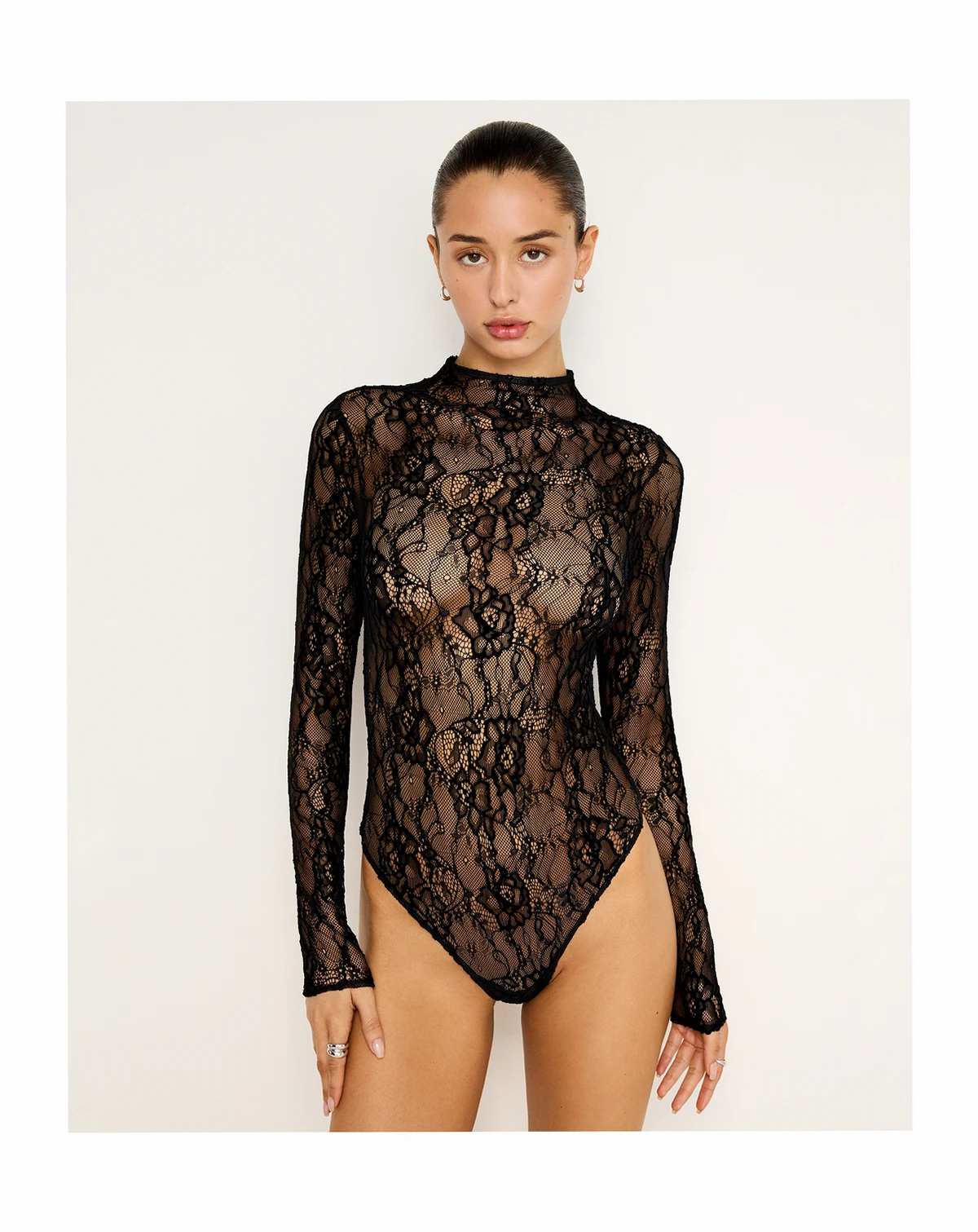 Women's Mock Neck Bodysuit