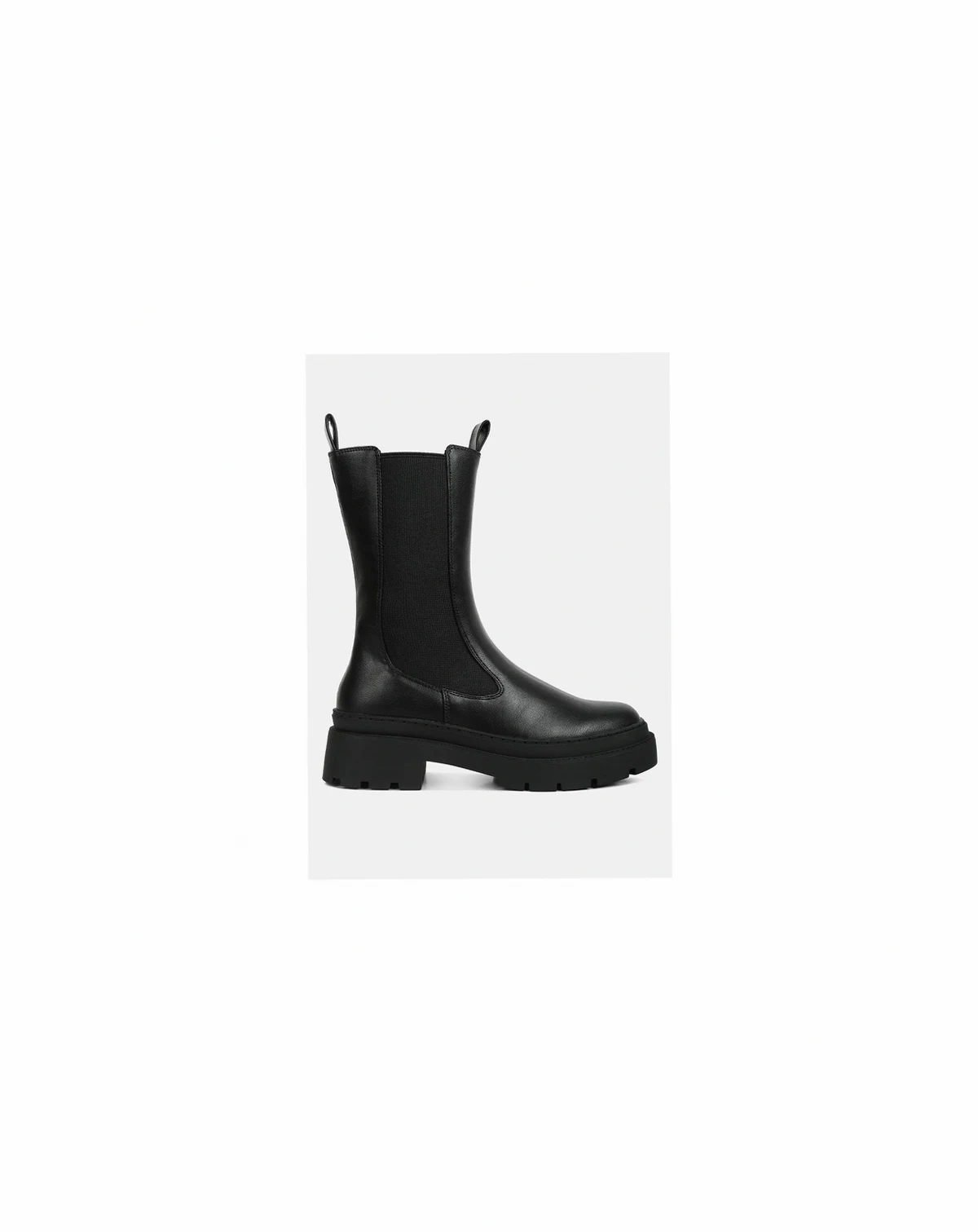 Womens Jolt Elasticated Gussets Lug Sole Boots