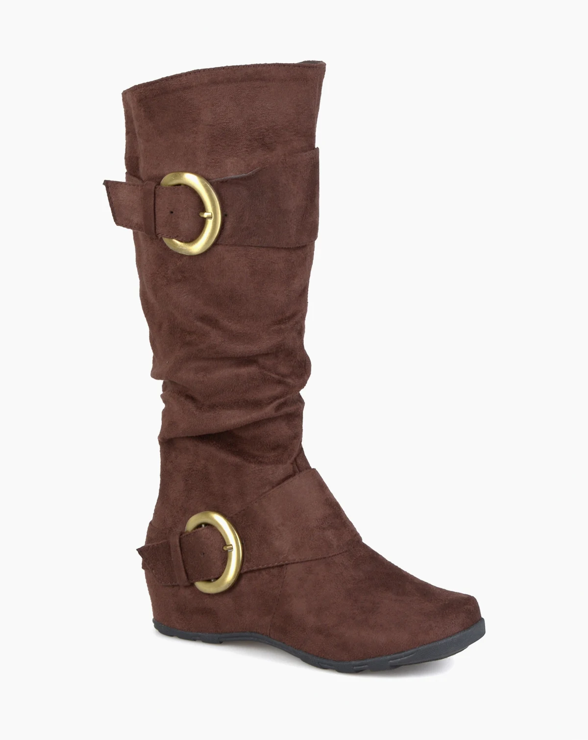 Women's Jester Regular, Wide Calf, & Extra Wide Calf Rouched Buckle Mid Shaft Boots
