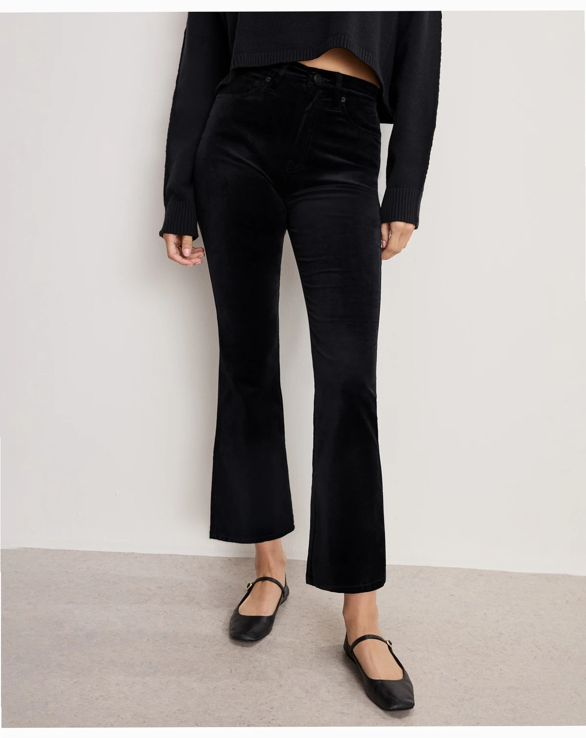 Women's Velvet Good High Rise Kick Flare Pants, Regular & Plus Size