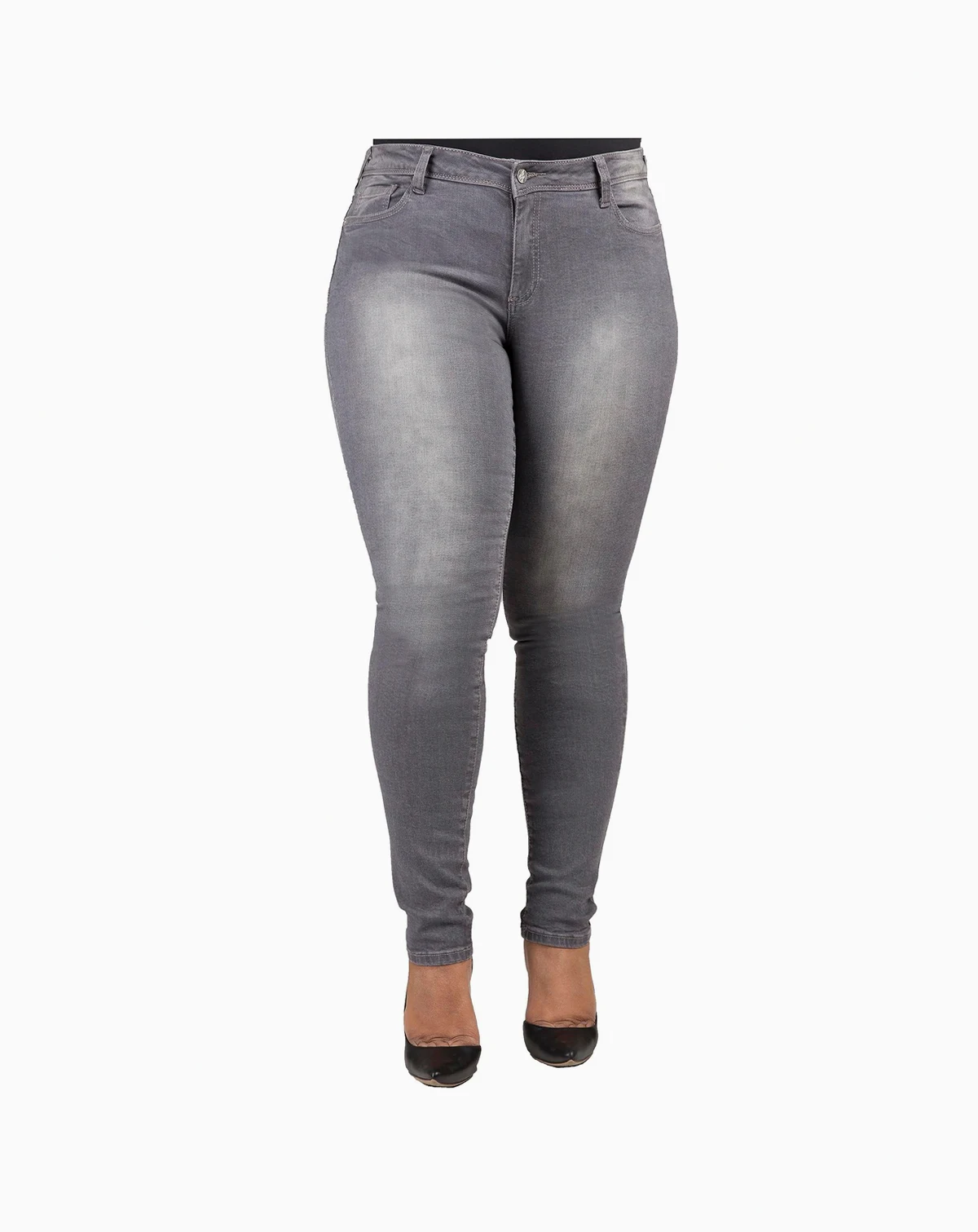 Plus Size Curvy-Fit Midrise Skinny Jeans
