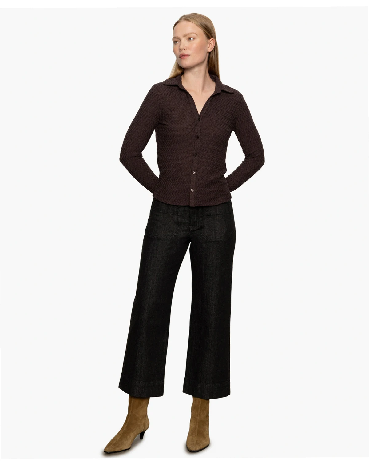 Women's Textured Knit Dreamgirl Top