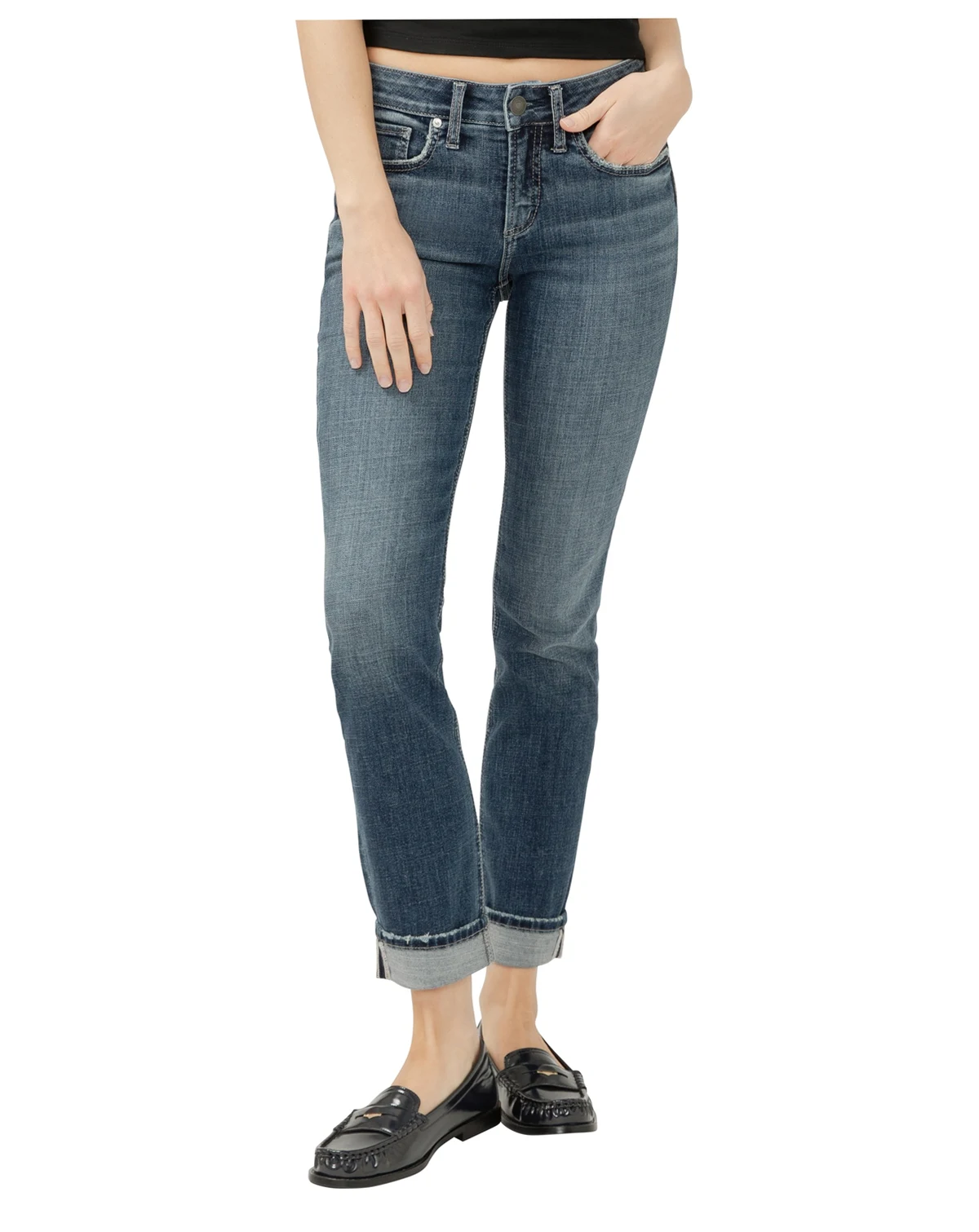 Women's Suki Mid-Rise Straight Jeans