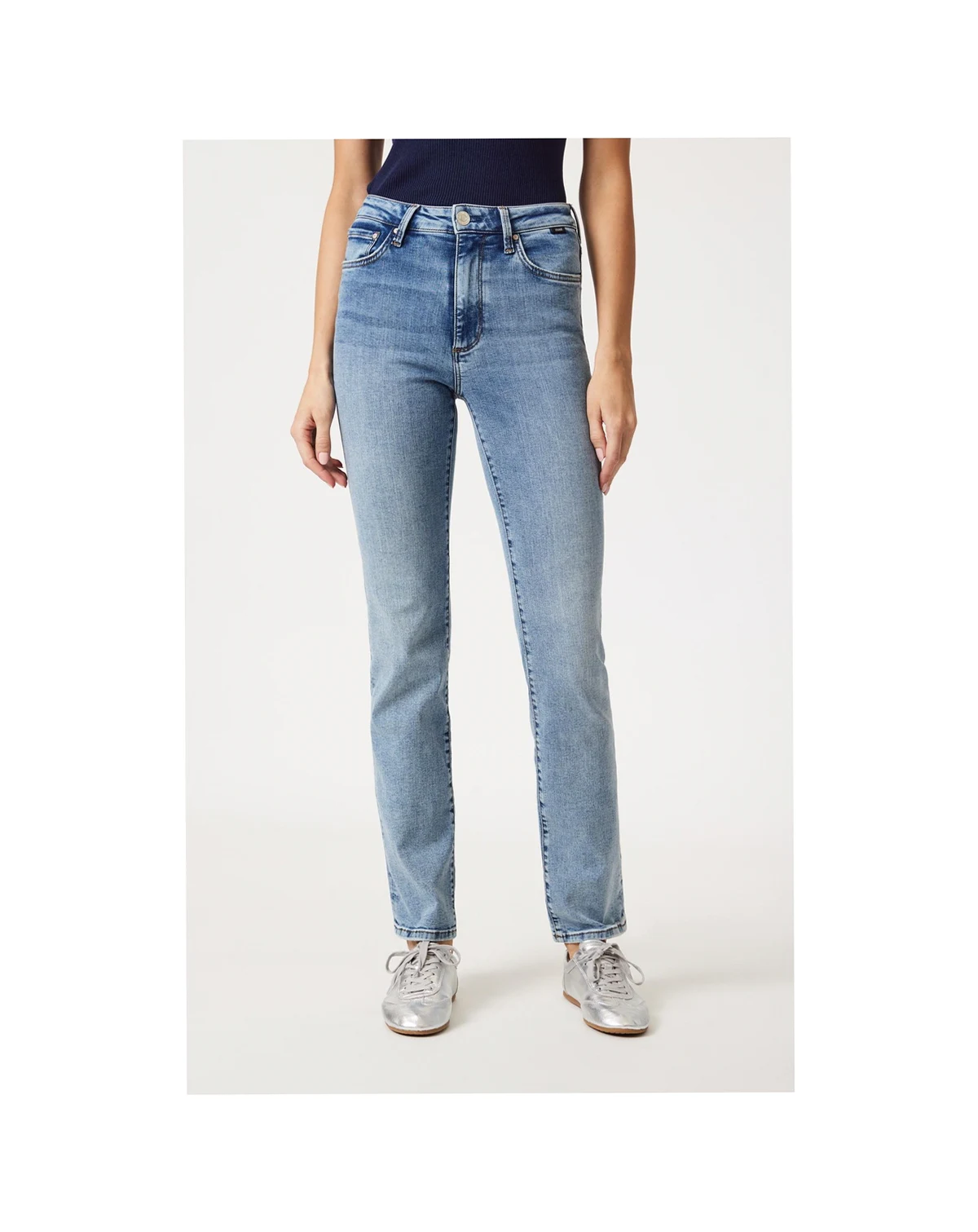 Women's Mavi Kendra Straight Leg In Light Brushed Tribeca