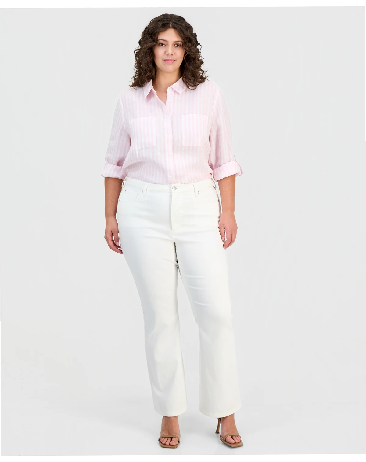 Plus Size High-Rise Bootcut Jeans