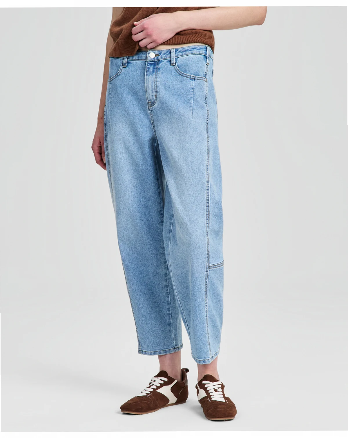 Petite Barrel Jeans, Macy's Exclusive